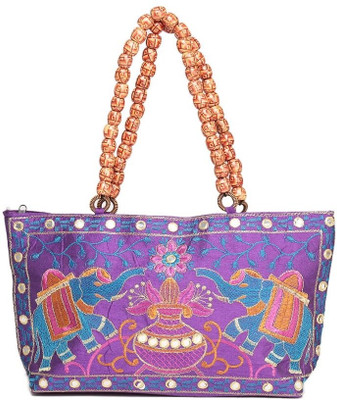 69% OFF on Vistarr Women Purple Cotton Shoulder Bag 69% OFF on Vistarr Women Purple Cotton Shoulder Bag