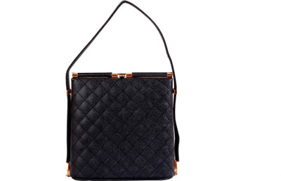 16% OFF on Brow & Bow Girls Evening/Party Black PU Sling Bag