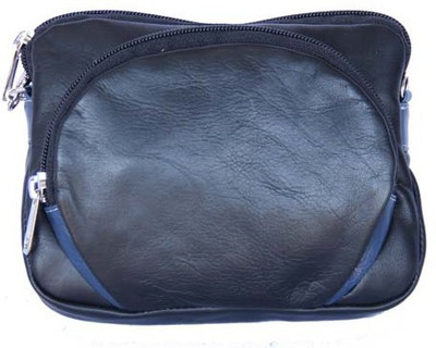 Matrix Women Casual Black Genuine Leather Sling Bag