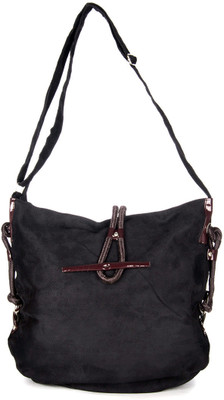 20% OFF on Craze On Women Casual Black PU Sling Bag