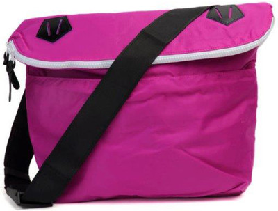 66% OFF on Thegudlook Women Casual Pink Nylon Sling Bag