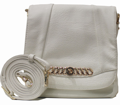 60% OFF on E2O Women Casual White PU Sling Bag 60% OFF on E2O Women Casual White PU Sling Bag