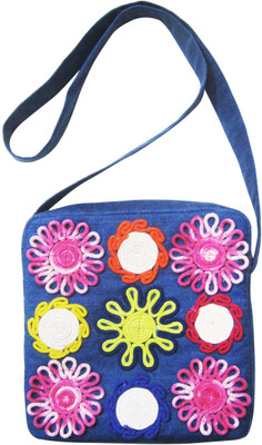 50% OFF on Juhi Malhotra Girls Casual Blue Denim Sling Bag 50% OFF on Juhi Malhotra Girls Casual Blue Denim Sling Bag