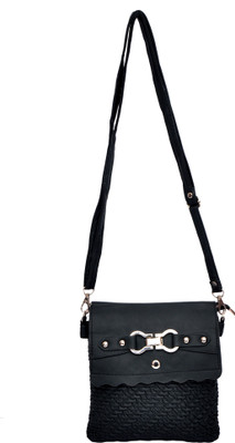 49% OFF on Fashavi Girls Casual Black PU Sling Bag 49% OFF on Fashavi Girls Casual Black PU Sling Bag