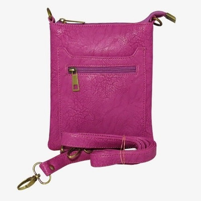 9% OFF on Chimera Leather Men, Women Casual, Formal Pink Leatherette Sling Bag