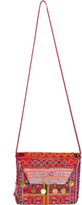 73% OFF on Urban Style Girls Festive Multicolor Cotton Sling Bag