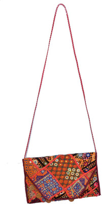 73% OFF on Urban Style Girls Festive Multicolor Cotton Sling Bag