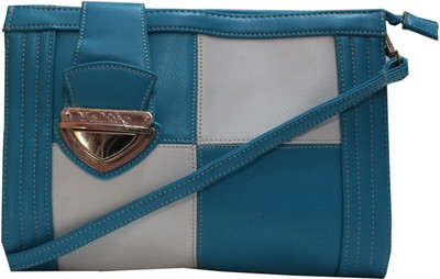 36% OFF on Lalana Women Casual Blue PU Sling Bag