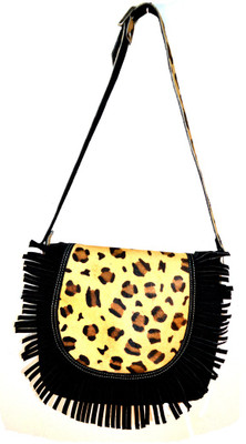 69% OFF on Saiva Women, Girls Casual, Evening/Party, Festive, Formal, Sports Black Genuine Leather Sling Bag