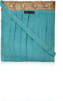 40% OFF on Kosha Women Casual Blue Jute Sling Bag 40% OFF on Kosha Women Casual Blue Jute Sling Bag