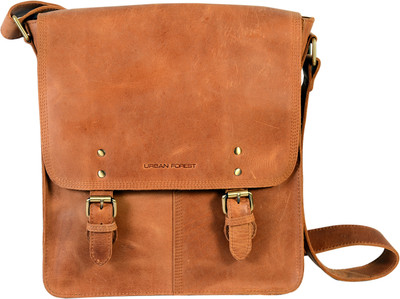 69% OFF on Urban Forest Men Casual Tan Genuine Leather Sling Bag 69% OFF on Urban Forest Men Casual Tan Genuine Leather Sling Bag