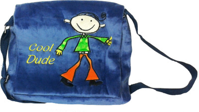 Soft Buddies Boys, Girls Casual Blue Polyester Sling Bag Soft Buddies Boys, Girls Casual Blue Polyester Sling Bag
