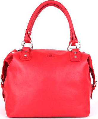 68% OFF on Cecille Women Red Genuine Leather Sling Bag