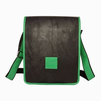 9% OFF on Chimera Leather Men, Women Casual, Formal Black Leatherette Sling Bag