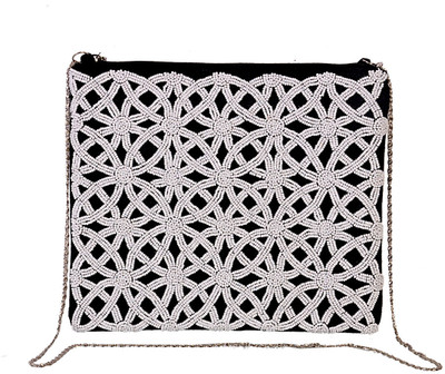 82% OFF on Nonch Le Women Casual, Evening/Party White Canvas Sling Bag