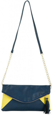60% OFF on Cappuccino Women Casual Blue Polyester Sling Bag 60% OFF on Cappuccino Women Casual Blue Polyester Sling Bag