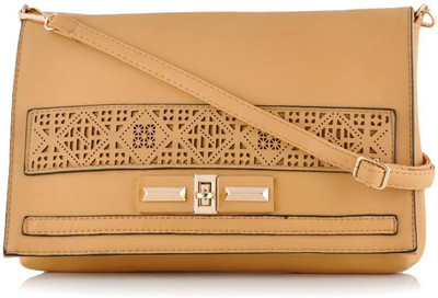 49% OFF on Daphne Women Casual Beige PU Sling Bag 49% OFF on Daphne Women Casual Beige PU Sling Bag