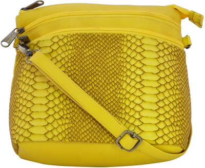 20% OFF on Stylocus Women Casual Yellow Sling Bag