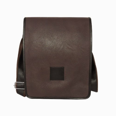 9% OFF on Chimera Leather Men, Women Casual, Formal Brown Leatherette Sling Bag