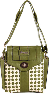 66% OFF on Eleegance Women Casual Green PU Sling Bag 66% OFF on Eleegance Women Casual Green PU Sling Bag