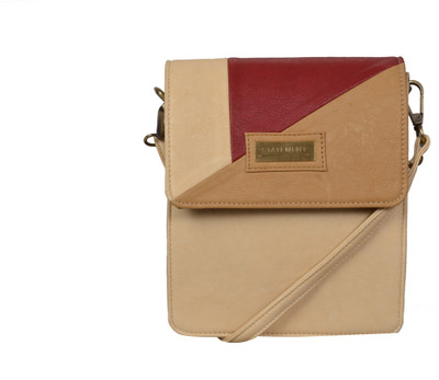 22% OFF on Statement Women Casual Beige Leatherette Sling Bag 22% OFF on Statement Women Casual Beige Leatherette Sling Bag