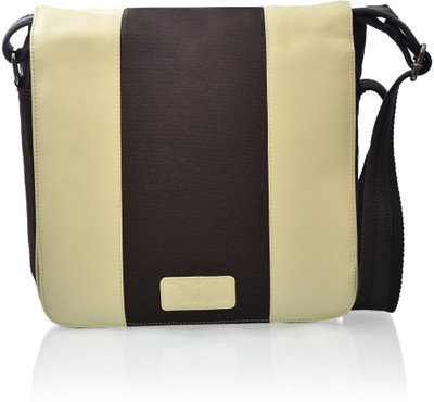 36% OFF on Hidegear Women Casual Beige Canvas, Genuine Leather Sling Bag 36% OFF on Hidegear Women Casual Beige Canvas, Genuine Leather Sling Bag