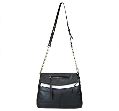 50% OFF on Indostyle Women Casual Black Genuine Leather Sling Bag 50% OFF on Indostyle Women Casual Black Genuine Leather Sling Bag