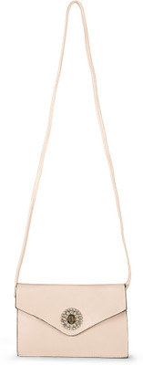 Craze On Bags Women Casual Beige PU Sling Bag Craze On Bags Women Casual Beige PU Sling Bag