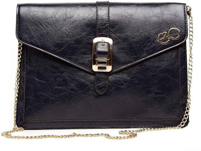 E2O Women Black PU Sling Bag E2O Women Black PU Sling Bag