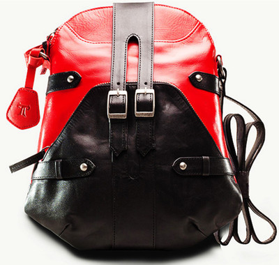 39% OFF on TWACH Women Casual Red, Black Genuine Leather Sling Bag