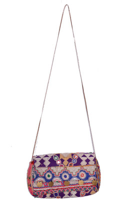 73% OFF on Urban Style Girls Festive Multicolor Cotton Sling Bag