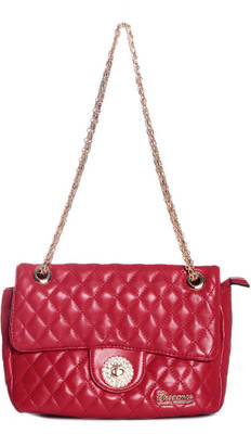 42% OFF on Eleegance Women Casual Red PU Sling Bag 42% OFF on Eleegance Women Casual Red PU Sling Bag