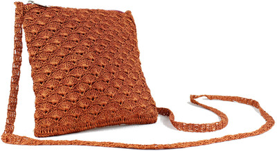 38% OFF on moKanc Women Casual, Evening/Party Brown Cotton Sling Bag 38% OFF on moKanc Women Casual, Evening/Party Brown Cotton Sling Bag