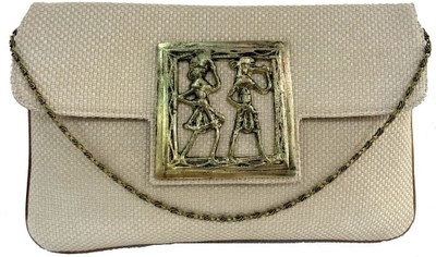 22% OFF on Craftstages Women Casual White Jute Sling Bag