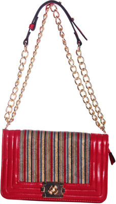 44% OFF on Eleegance Women Casual Multicolor PU Sling Bag