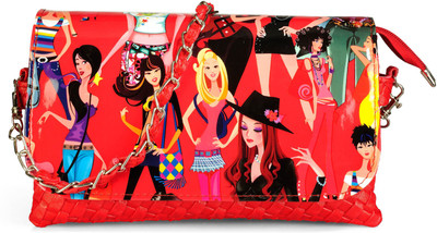 9% OFF on Dernier Cri Women Casual Multicolor PU Sling Bag