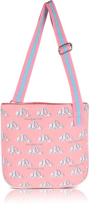 Beenthere Women Casual Pink Canvas Sling Bag Beenthere Women Casual Pink Canvas Sling Bag