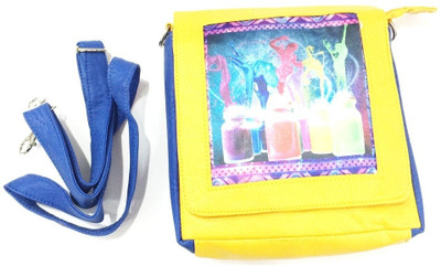 16% OFF on Craftstages Women Casual Yellow PU Sling Bag 16% OFF on Craftstages Women Casual Yellow PU Sling Bag