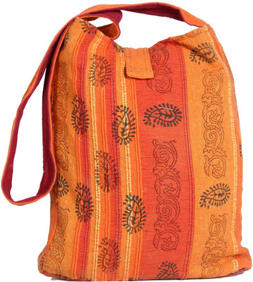 55% OFF on Dorabella Women Casual Orange Cotton Sling Bag 55% OFF on Dorabella Women Casual Orange Cotton Sling Bag