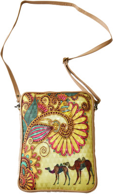 35% OFF on Fashion Jamun Women Casual, Festive Beige Satin Sling Bag