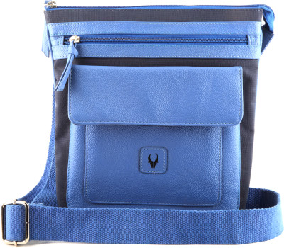 69% OFF on WildHorn Men, Women Casual Blue Polyester Sling Bag