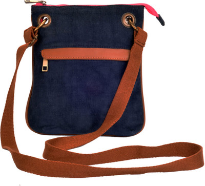 Ivory Tag Women Blue Leatherette, Canvas