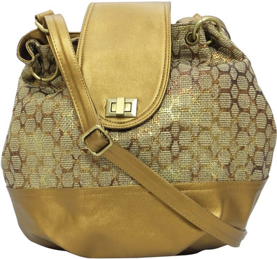 28% OFF on Stylocus Women Casual Gold Jute Sling Bag 28% OFF on Stylocus Women Casual Gold Jute Sling Bag