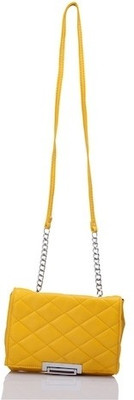 40% OFF on Cappuccino Women Casual Yellow PU Sling Bag 40% OFF on Cappuccino Women Casual Yellow PU Sling Bag