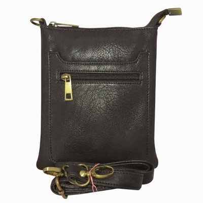 9% OFF on Chimera Leather Men, Women Casual, Formal Black Leatherette Sling Bag