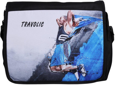 36% OFF on Travolic Men Casual Multicolor Polyester Sling Bag