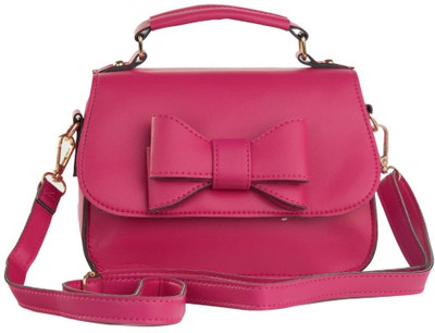 44% OFF on Cappuccino Women Casual Pink Polyester Sling Bag 44% OFF on Cappuccino Women Casual Pink Polyester Sling Bag