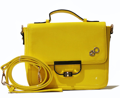 40% OFF on E2O Women Casual Yellow Genuine Leather Sling Bag 40% OFF on E2O Women Casual Yellow Genuine Leather Sling Bag