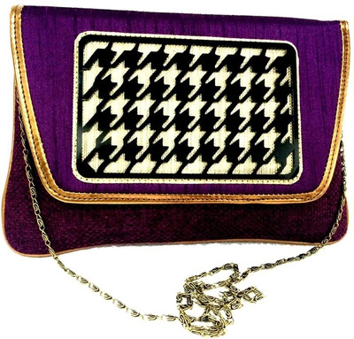 9% OFF on Craftstages Women Casual Purple Jute Sling Bag 9% OFF on Craftstages Women Casual Purple Jute Sling Bag