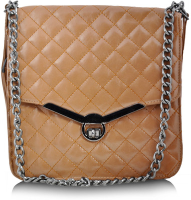 36% OFF on Lalana Women Casual Brown PU Sling Bag